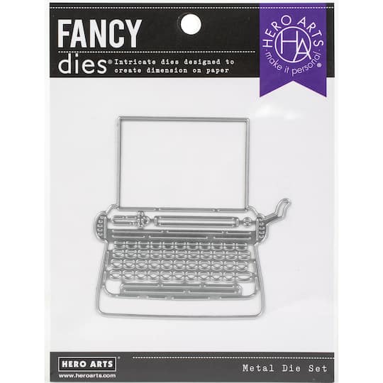 Hero Arts Fancy Dies-Typewriter